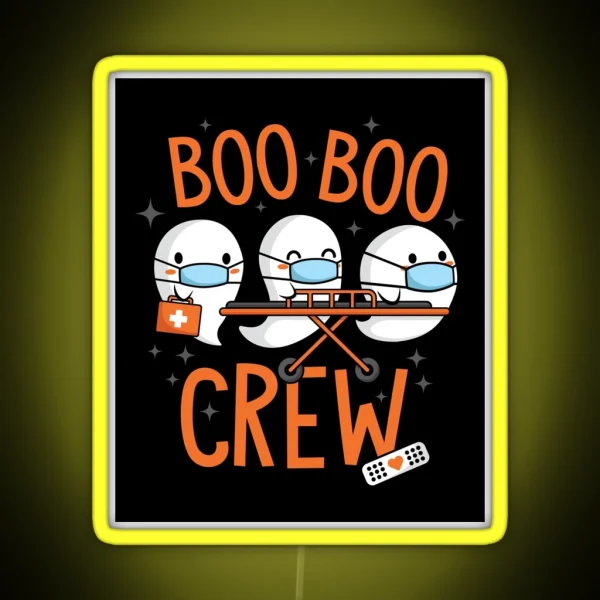 Boo Boo Crew RGB Neon Sign