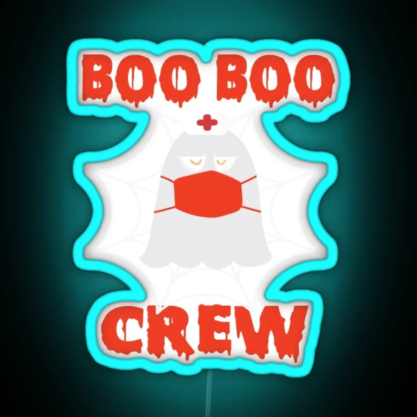 BOO BOO CREW RGB Neon Sign