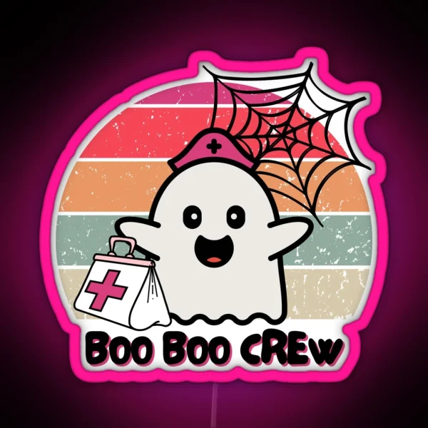 Boo Boo Crew RGB Neon Sign