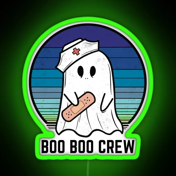 Boo Boo Crew RGB Neon Sign