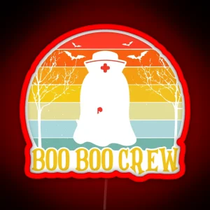 Boo Boo Crew Vintage RGB Neon Sign