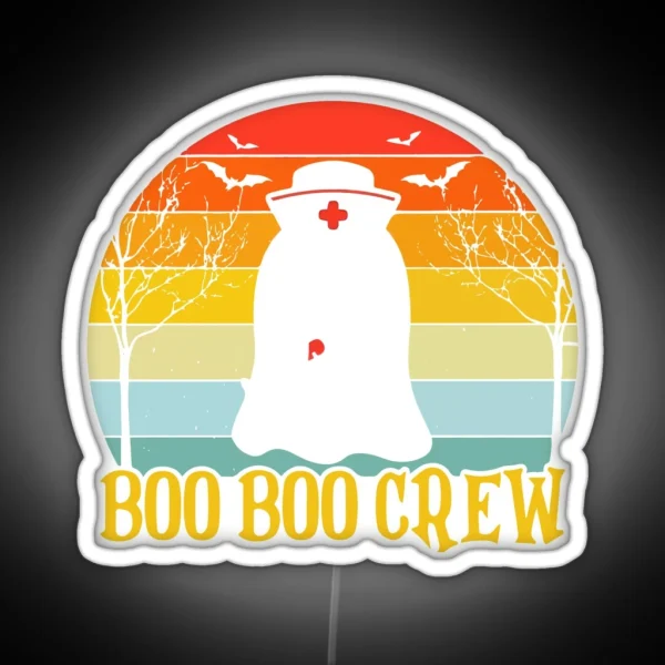 Boo Boo Crew Vintage RGB Neon Sign