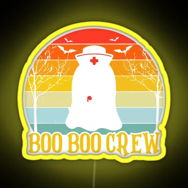 Boo Boo Crew Vintage RGB Neon Sign