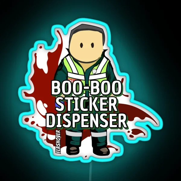 Boo Boo Led Dispenser Male RGB Neon Sign