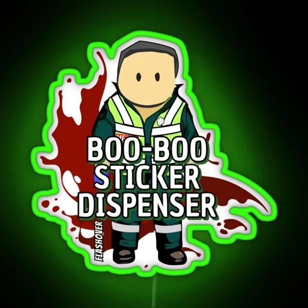 Boo Boo Led Dispenser Male RGB Neon Sign