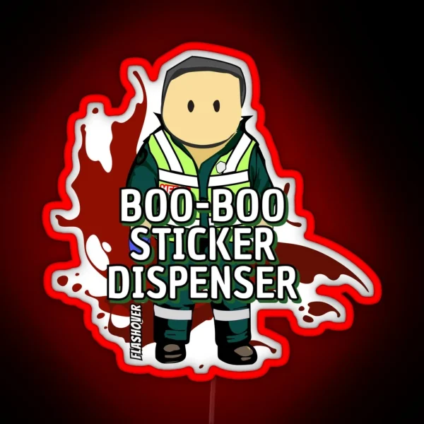 Boo Boo Led Dispenser Male RGB Neon Sign