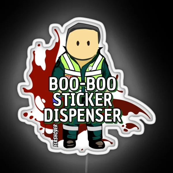 Boo Boo Led Dispenser Male RGB Neon Sign