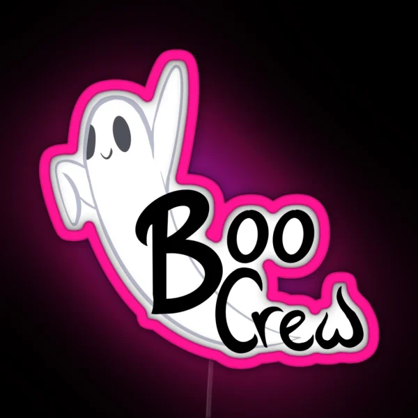 Boo Crew RGB Neon Sign