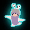 Boo in Sulley's Costume Vibrant RGB Neon Sign Decor Idea