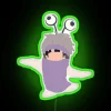 Boo's Cute Halloween Monster Costume Illuminated Neon Light Decor Sign