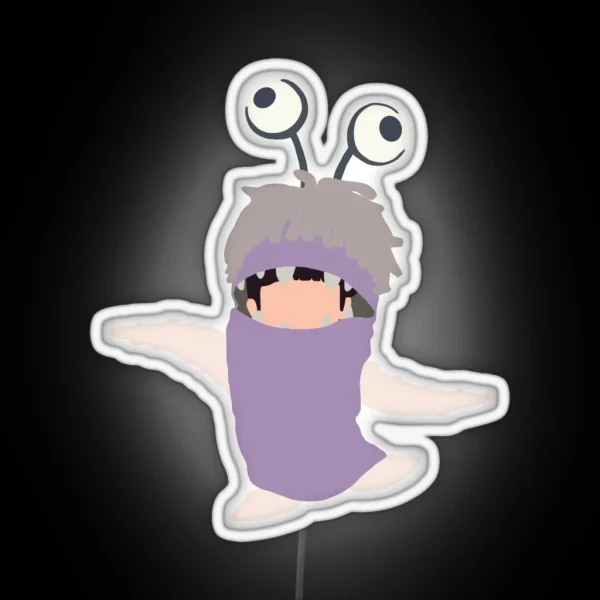 Boo From Monsters Inc In Costume RGB Neon Sign