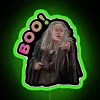 Vibrant neon Boo Hag horror legend home decor accent lighting".