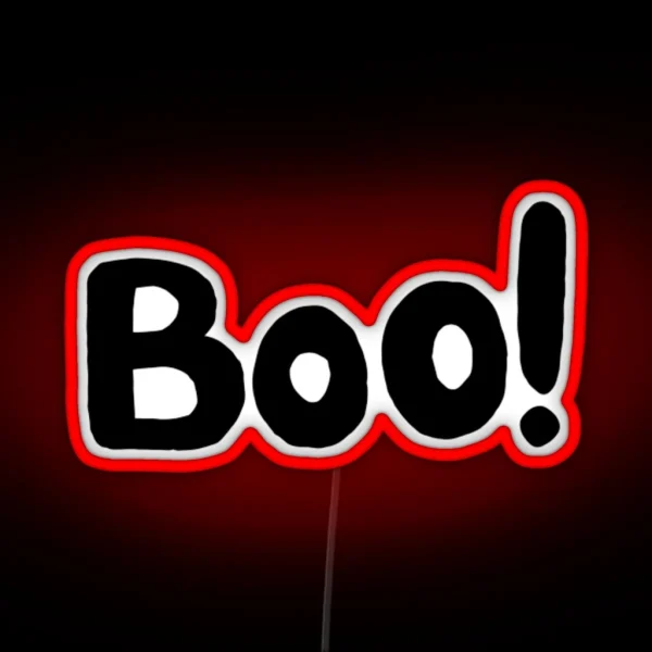 Boo Halloween Led RGB Neon Sign