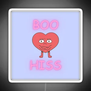 Boo Hiss RGB Neon Sign