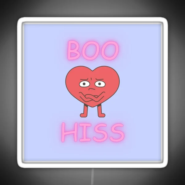 Boo Hiss RGB Neon Sign
