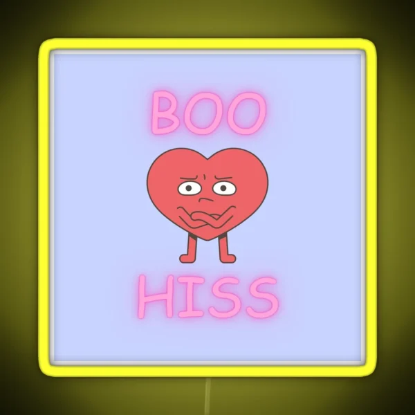 Boo Hiss RGB Neon Sign