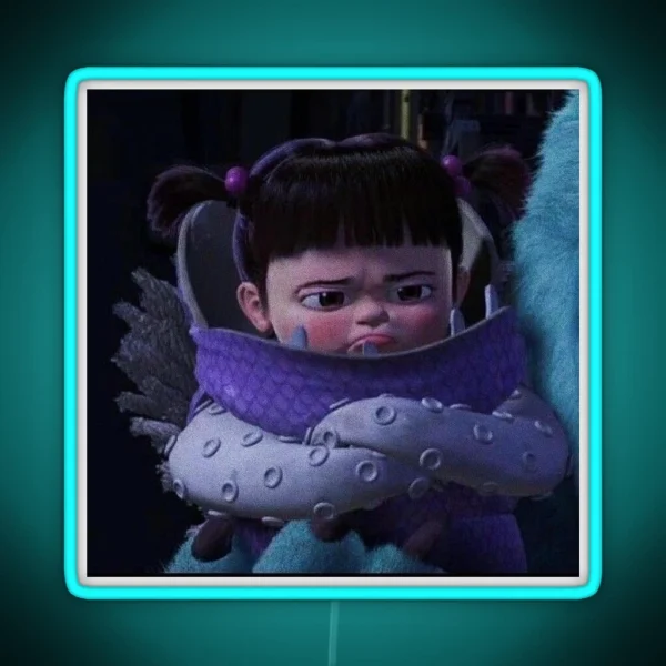 Boo Monsters Inc RGB Neon Sign
