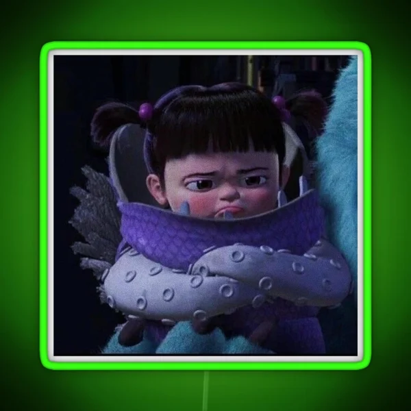 Boo Monsters Inc RGB Neon Sign