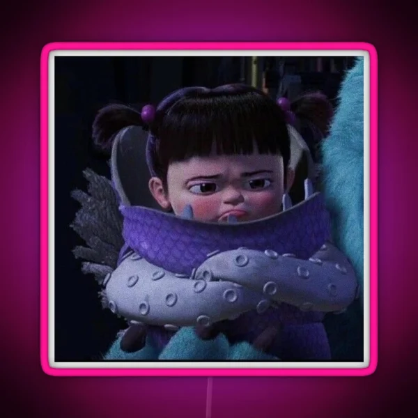 Boo Monsters Inc RGB Neon Sign