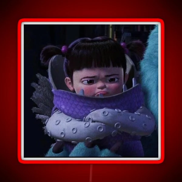 Boo Monsters Inc RGB Neon Sign