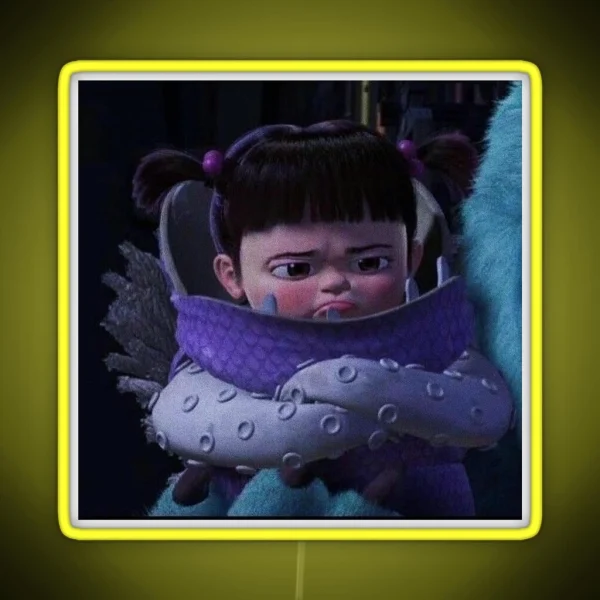 Boo Monsters Inc RGB Neon Sign
