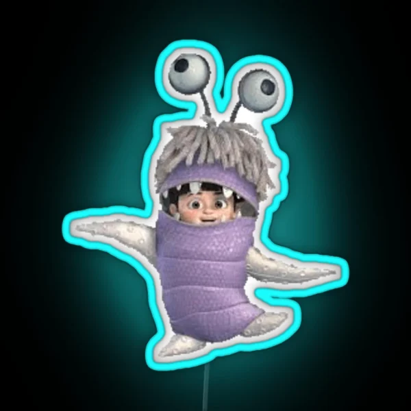 BOO Monsters Inc RGB Neon Sign