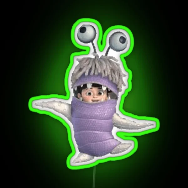 BOO Monsters Inc RGB Neon Sign
