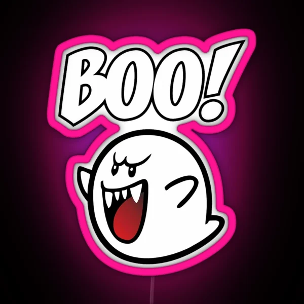 BOO RGB Neon Sign