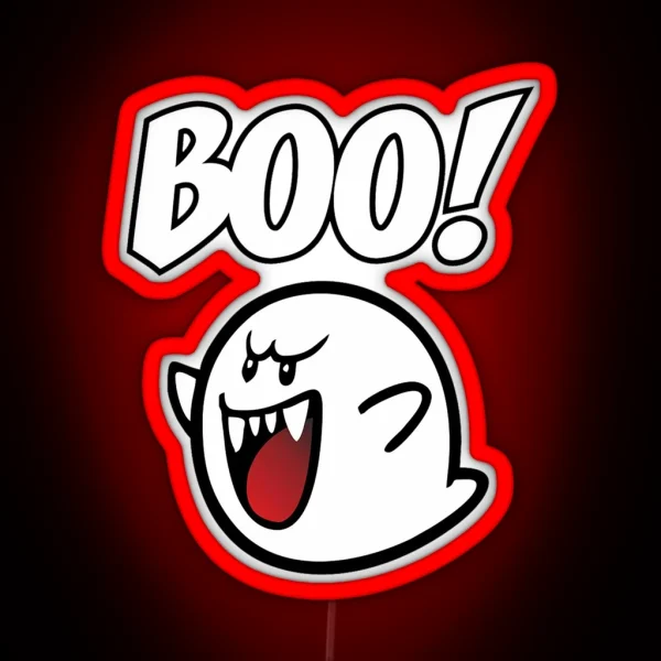 BOO RGB Neon Sign