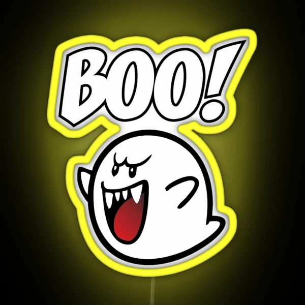 BOO RGB Neon Sign