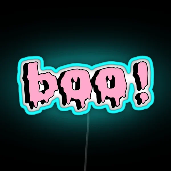 Boo RGB Neon Sign