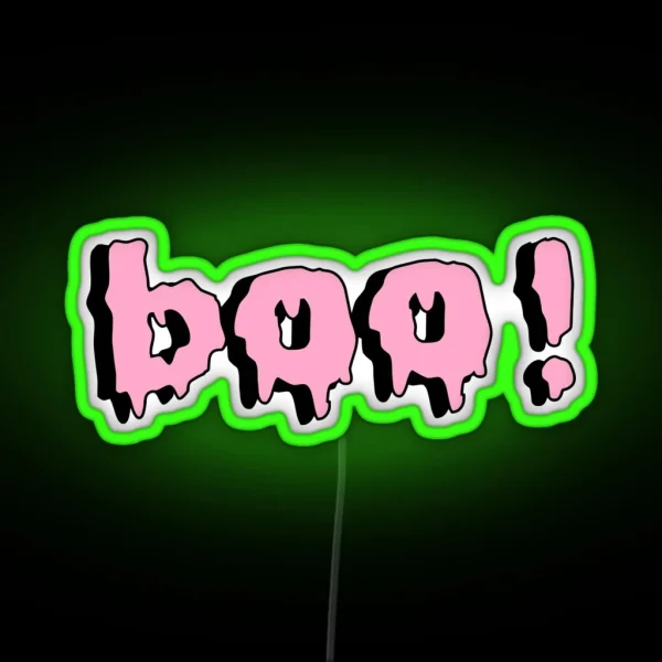 Boo RGB Neon Sign
