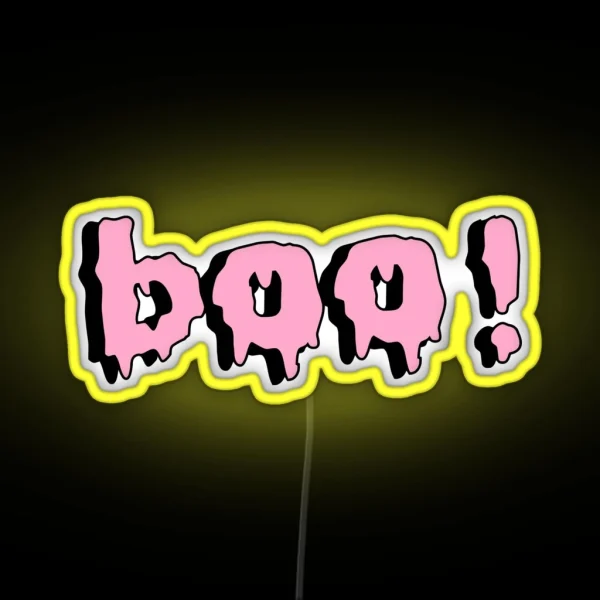 Boo RGB Neon Sign