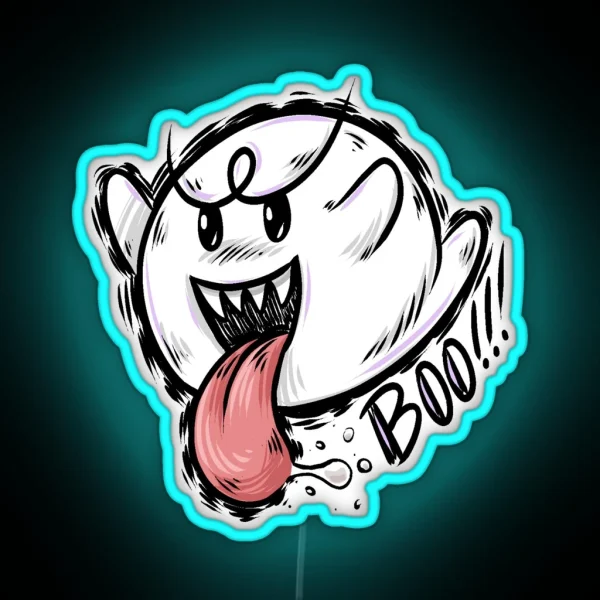 Boo RGB Neon Sign