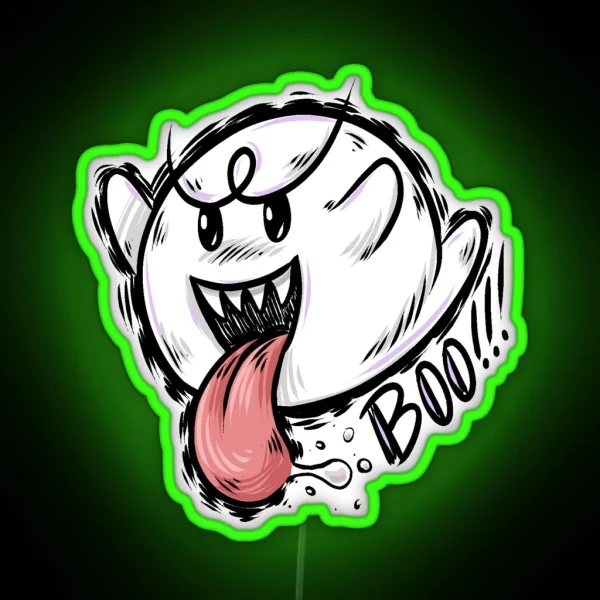 Boo RGB Neon Sign