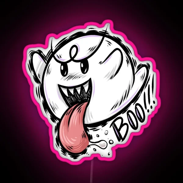 Boo RGB Neon Sign