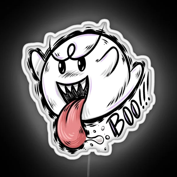 Boo RGB Neon Sign