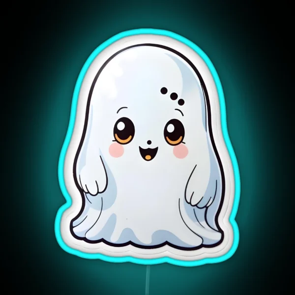 Boo Tifully Designed Ghosts RGB Neon Sign