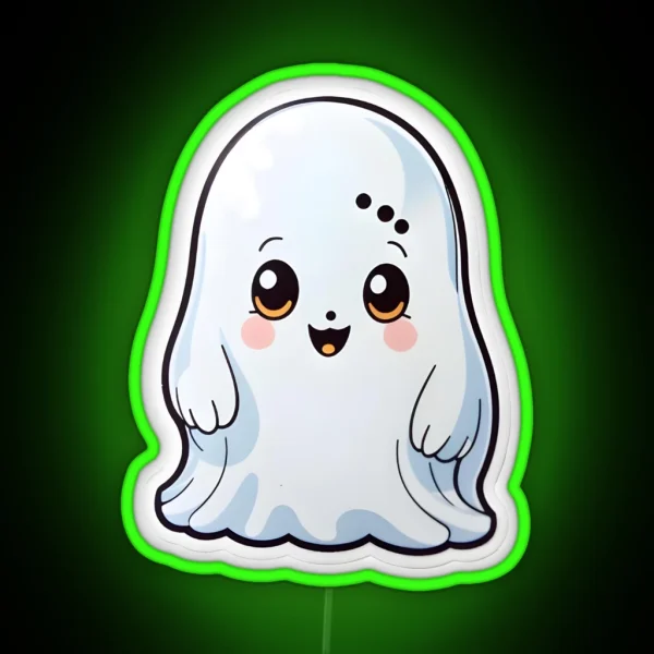 Boo Tifully Designed Ghosts RGB Neon Sign