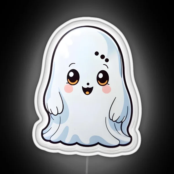 Boo Tifully Designed Ghosts RGB Neon Sign