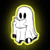 Electric Ghostly Bookworm Reading Sign with Colorful LED Lighting Display