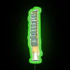 Vibrant Book Lover RGB Neon Sign Featuring Whimsical Giraffe Design