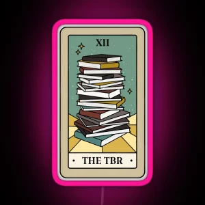 Bookish Tarot The TBR RGB Neon Sign