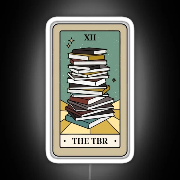 Bookish Tarot The TBR RGB Neon Sign