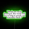 Shatter Me Quote RGB Neon Sign Decorates Home Book Lover's Space