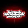 Ephra's haunting reminder that books can be destroyed