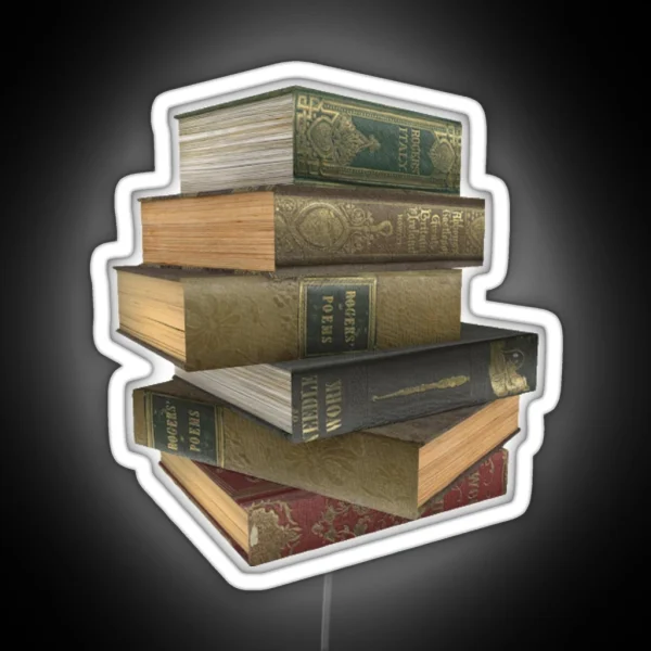 Books RGB Neon Sign