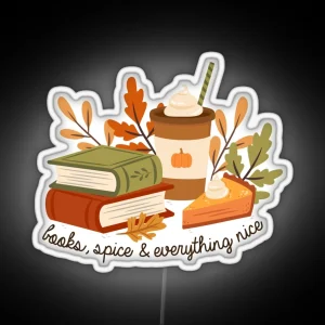 Books Spice And Everything Nice RGB Neon Sign