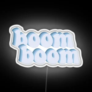 Boom Boom RGB Neon Sign