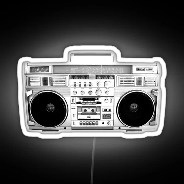 Boom Box RGB Neon Sign